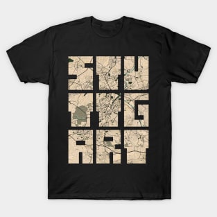 Stuttgart, Germany City Map Typography - Vintage T-Shirt